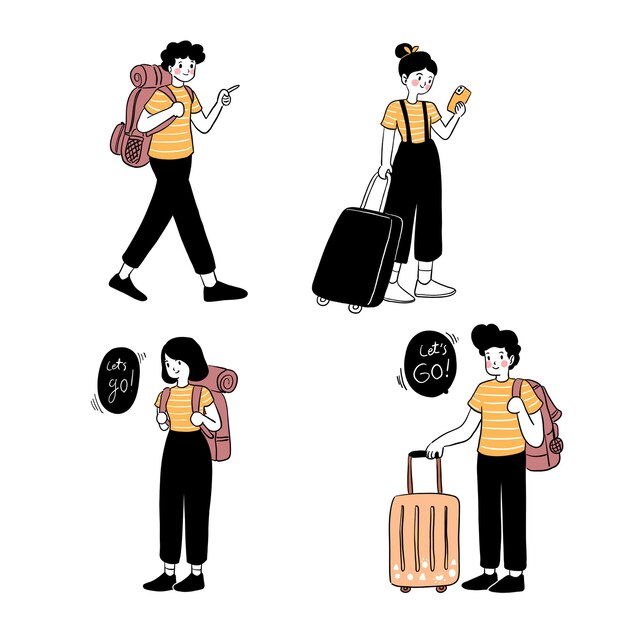 Concepto de gente de vacaciones de verano