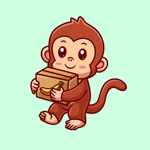 Concepto de icono de negocio de animales Ilustración de icono vectorial de dibujos animados