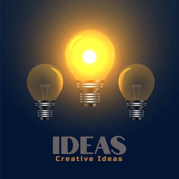 concepto de idea de tecnología con bombilla incandescente