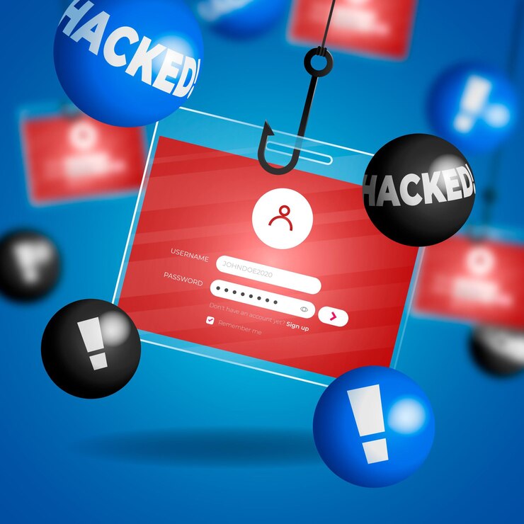 Vector gratuito concepto de ilustración de cuenta de phishing