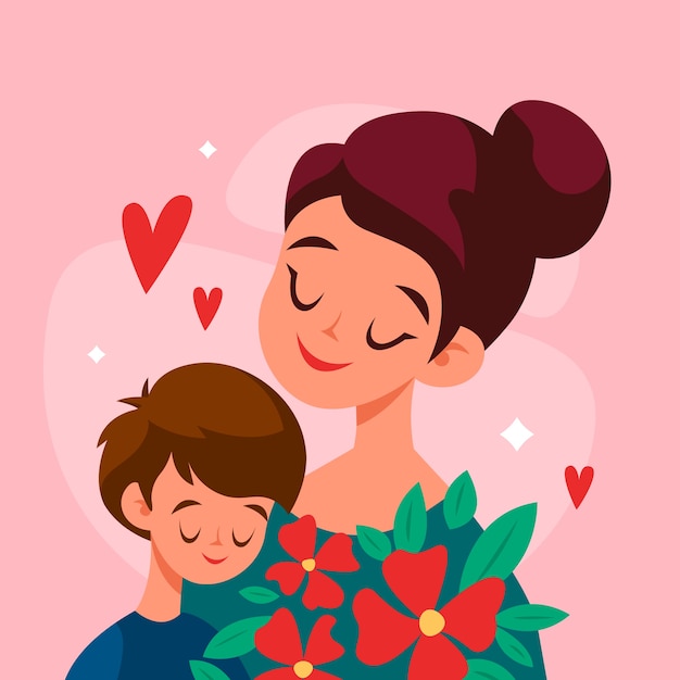 Vector gratuito concepto de ilustración del día de las madres