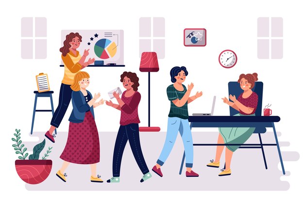 Concepto de ilustración de gente de negocios