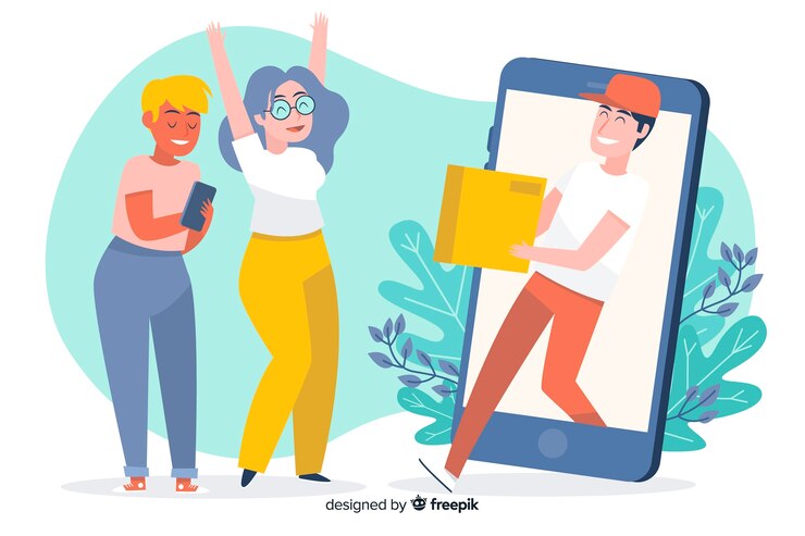 Vector gratuito concepto ilustrado de entrega para la página de destino