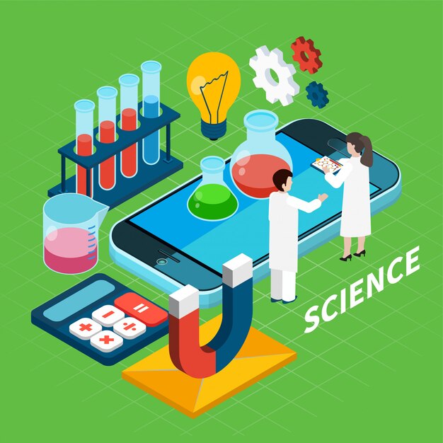 Concepto isométrico de química