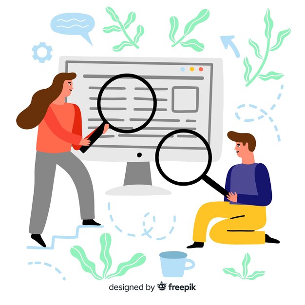 Concepto para landing page de búsqueda