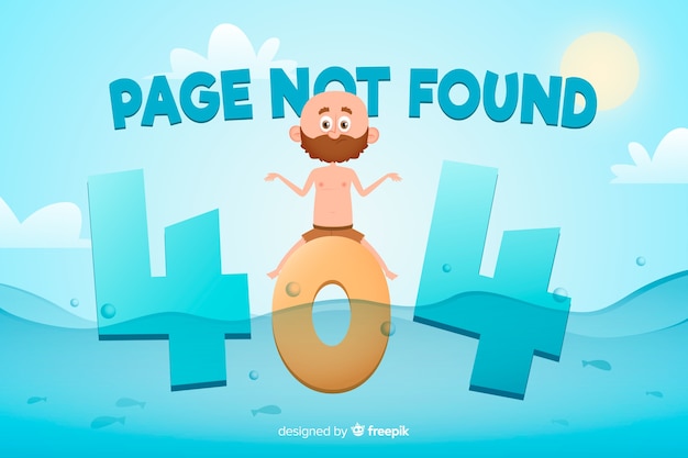 Concepto para landing page de fallo técnico