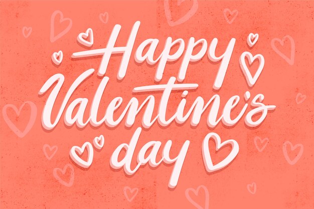 Concepto de letras del día de San Valentín
