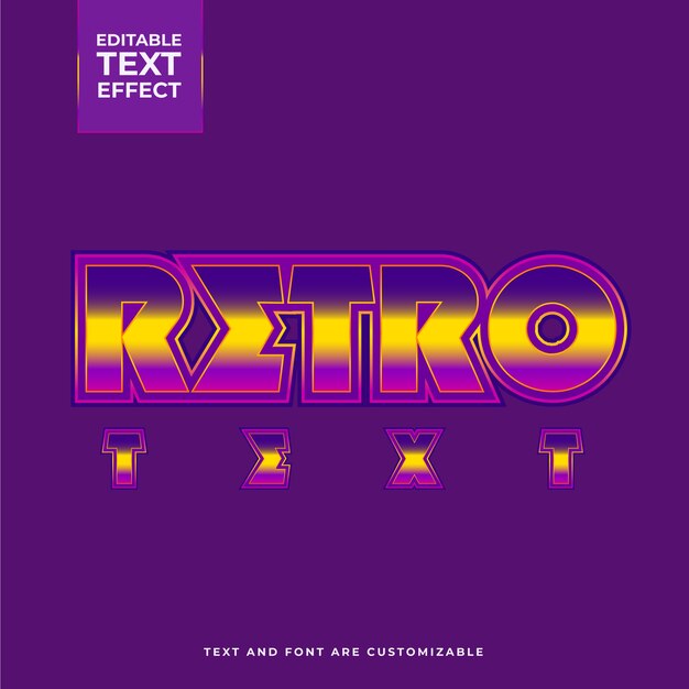 Concepto de letras de efecto de texto