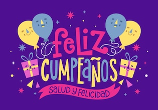 vectores de cumpleaños