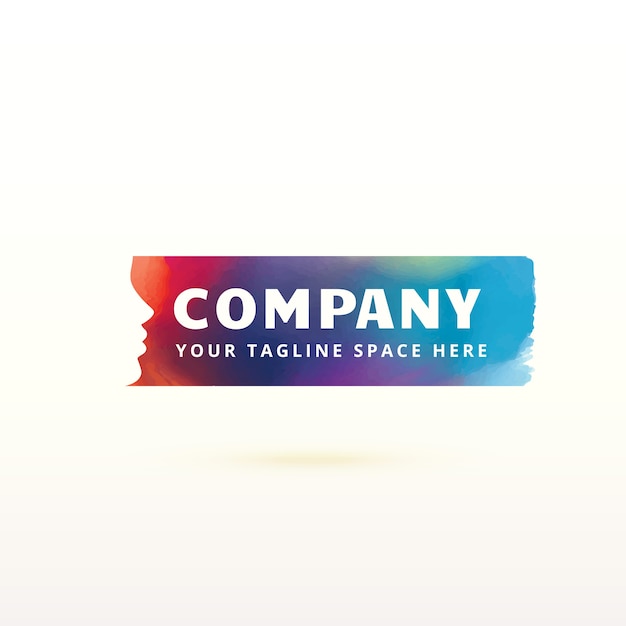 Concepto de logotipo moderno de empresa