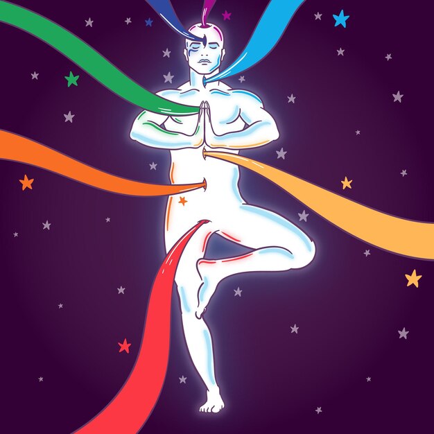 Concepto místico Chakras