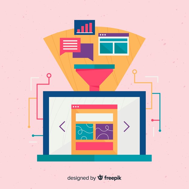 Concepto moderno de marketing por email