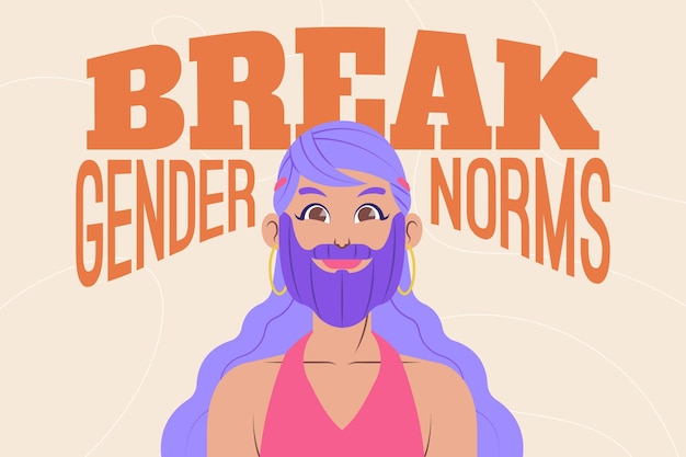 Concepto de movimiento neutral de género