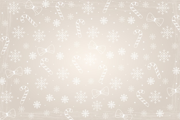 Vector gratuito concepto de navidad con fondo vintage