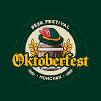 Vector gratuito concepto de oktoberfest dibujado a mano