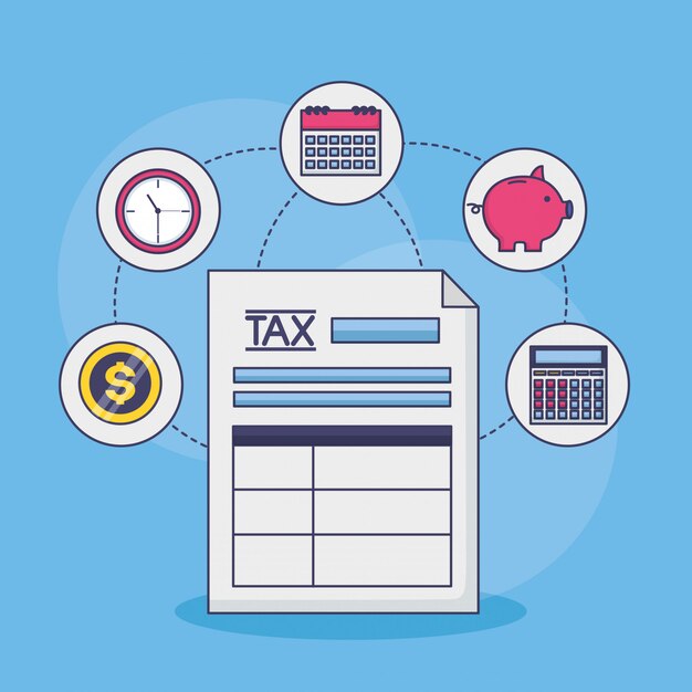 Concepto de pago de impuestos