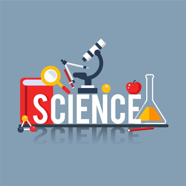 Concepto de palabra de ciencia