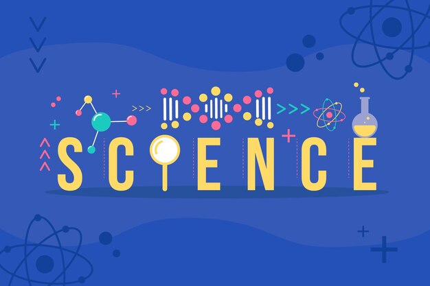 Concepto de palabra de ciencia