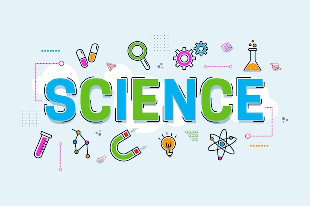Concepto de palabra de ciencia
