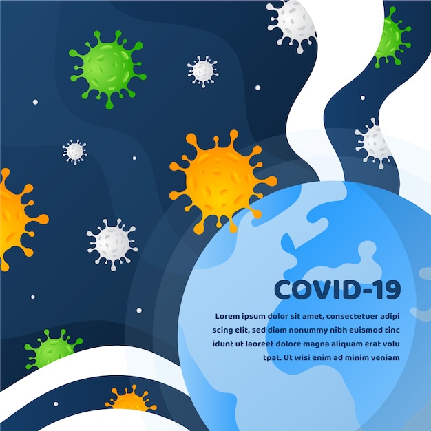 Concepto de pandemia de coronavirus