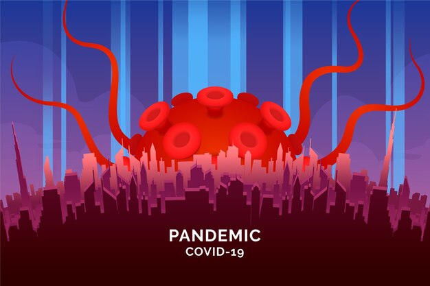 Concepto de pandemia covid-19