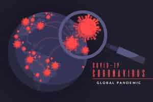 Vector gratuito concepto de pandemia