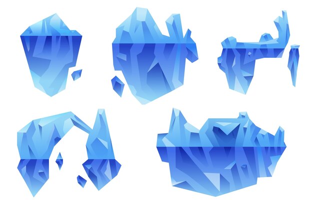 Concepto de paquete de iceberg