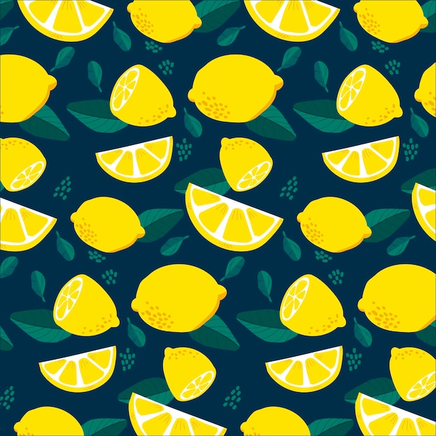 Concepto de patrón de frutas