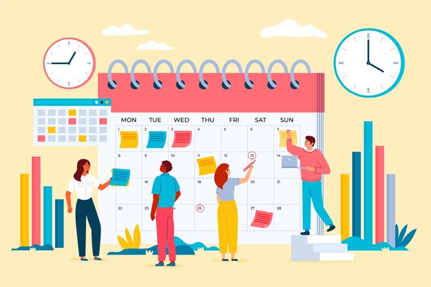 Concepto de planificación empresarial dibujado a mano