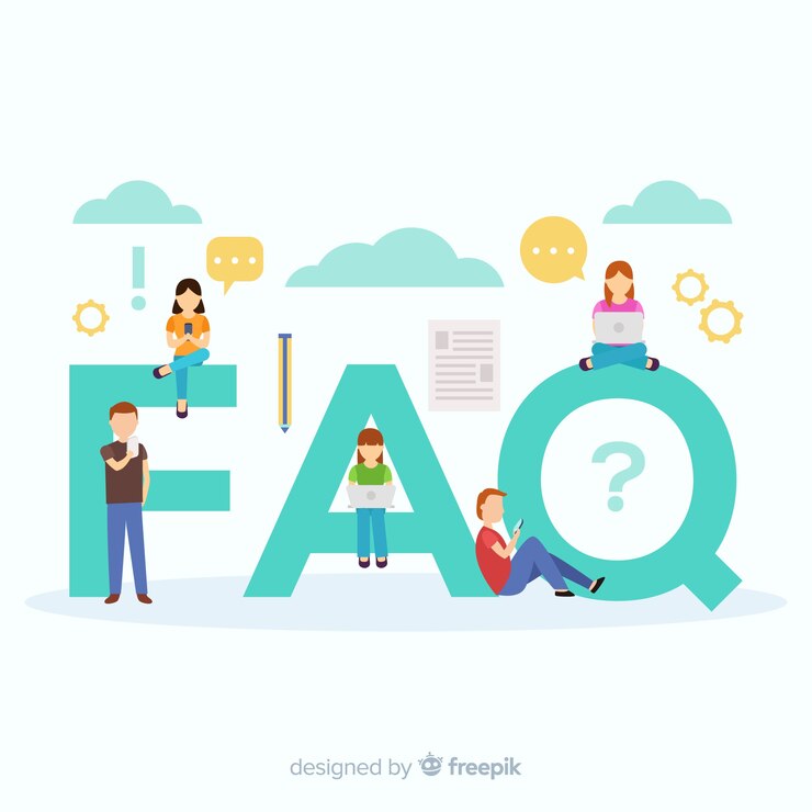 Vector gratuito concepto de preguntas frecuentes