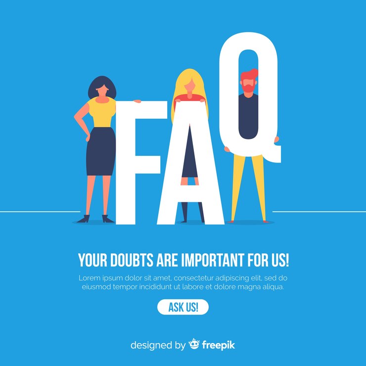 Vector gratuito concepto de preguntas frecuentes
