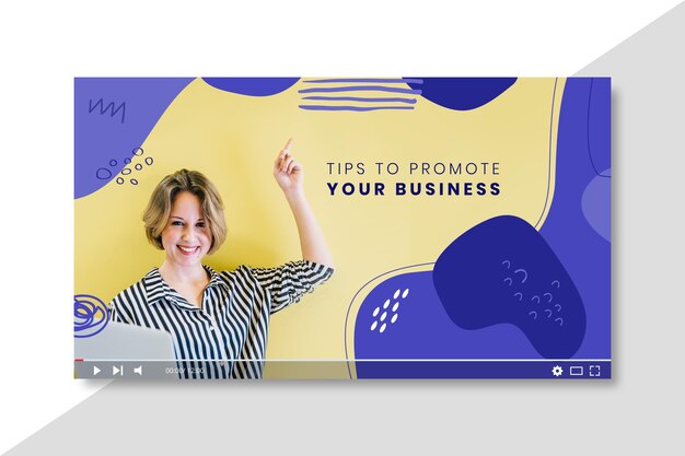 Concepto de presentación empresarial