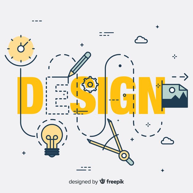 Concepto de proceso de diseño para página de inicio