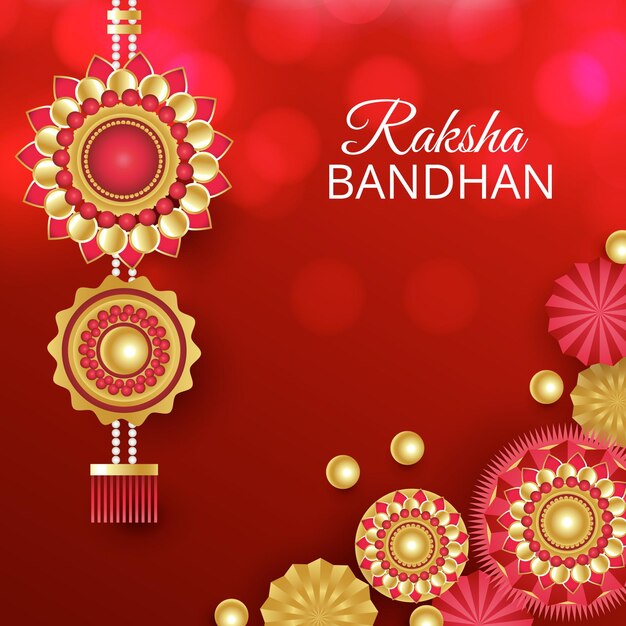 Concepto realista de raksha bandhan