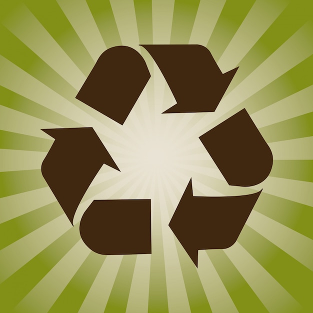 Vector gratuito concepto de reciclaje