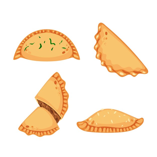 Concepto de recogida de empanada