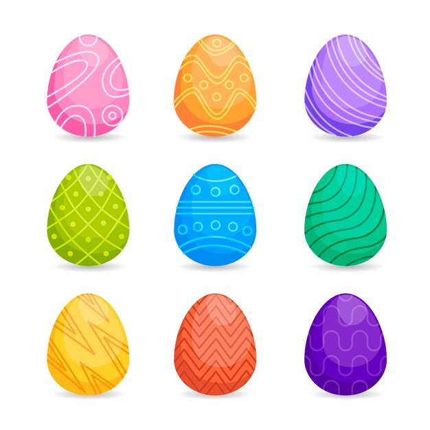 Concepto de recogida de huevos de Pascua