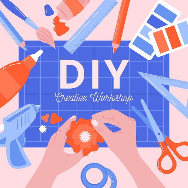 Concepto de taller de bricolaje
