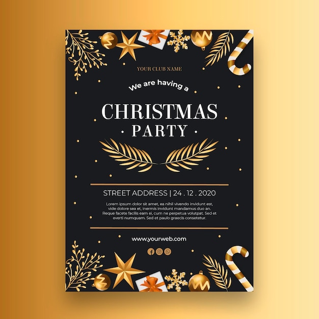 Concepto de tarjeta de Navidad