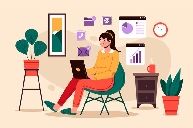 Concepto de teletrabajo