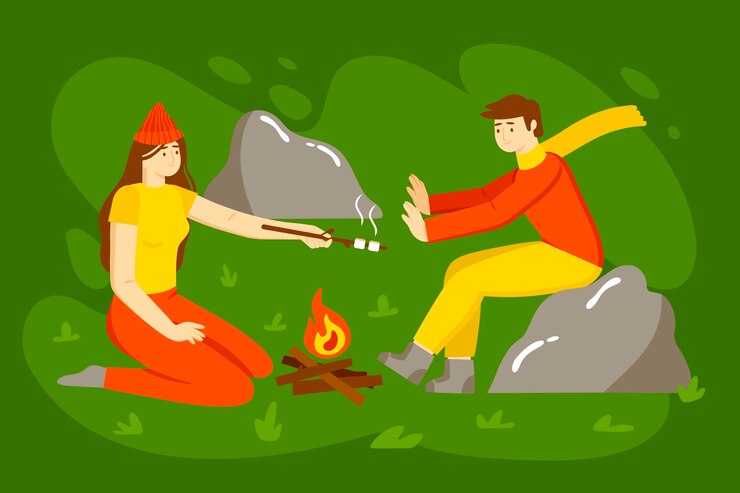 Vector gratuito concepto de turismo ecológico