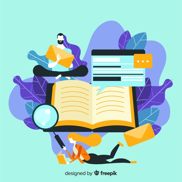 Concepto de universidad en diseño plano