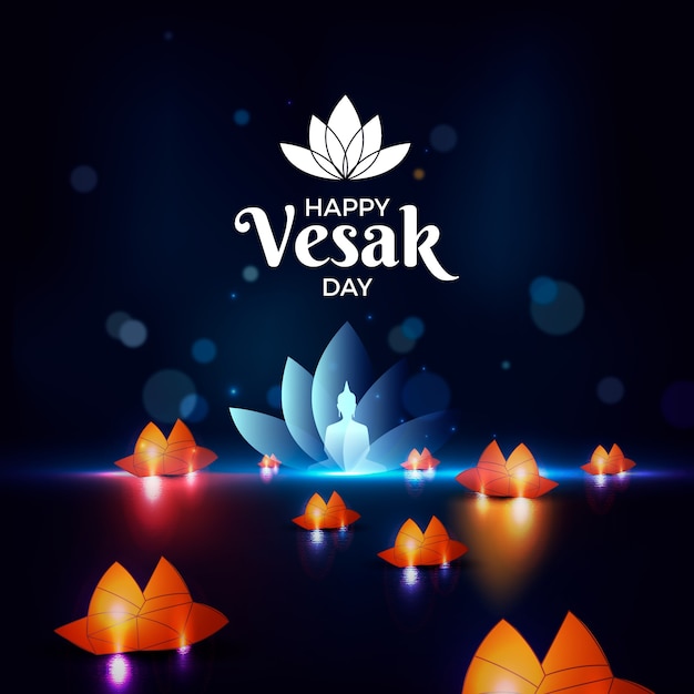 Concepto vesak realista