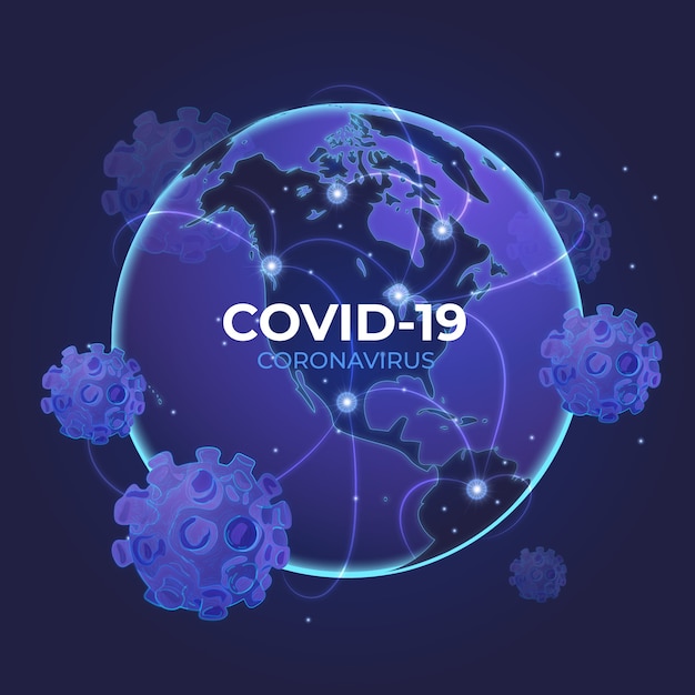 Concepto de virus Covid-19