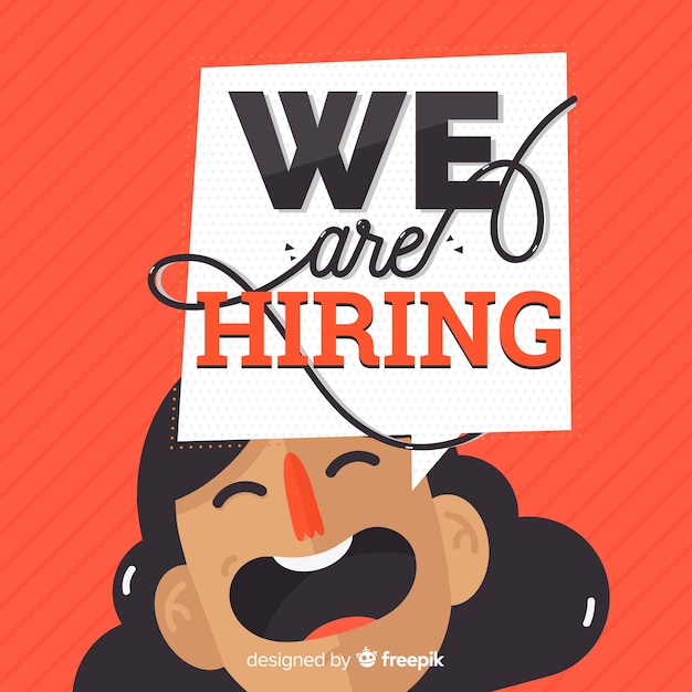 Concepto de we are hiring