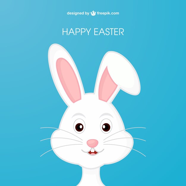 Conejo de Pascua en el estilo de dibujos animados