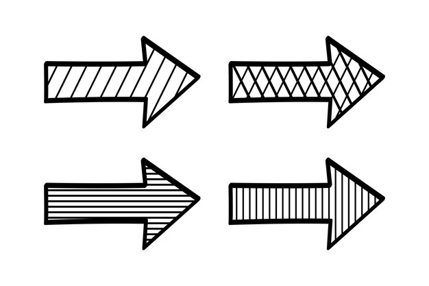 Configuración de las flechas a la derecha de Doodle