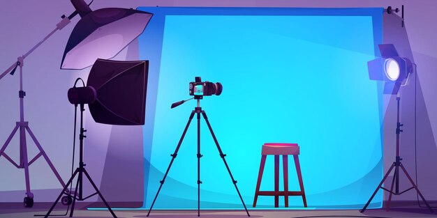 Configuración de sesiones de fotos de estudio profesional