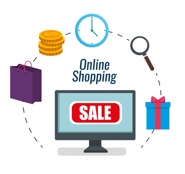 Configure el comercio electrónico de la computadora para comprar en línea