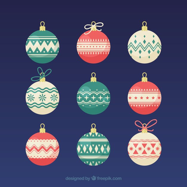 Conjunto de 9 de navidad